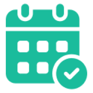 Appointment confirmation symbol